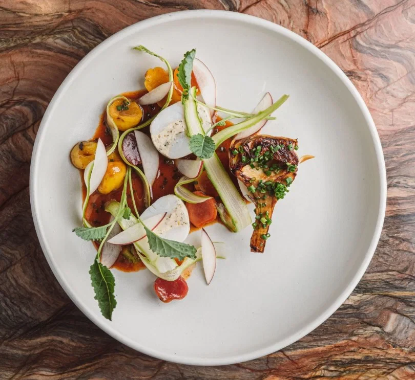 Led by acclaimed chef Ben Bayly, our team combines fresh, organic produce from our Ahi Garden with carefully sourced local ingredients to create dishes that celebrate New Zealand’s rich culinary culture.”