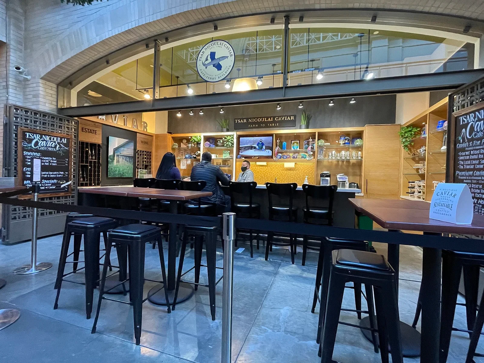 Tsar Nicoulai Caviar Cafe at the San Francisco Ferry Building