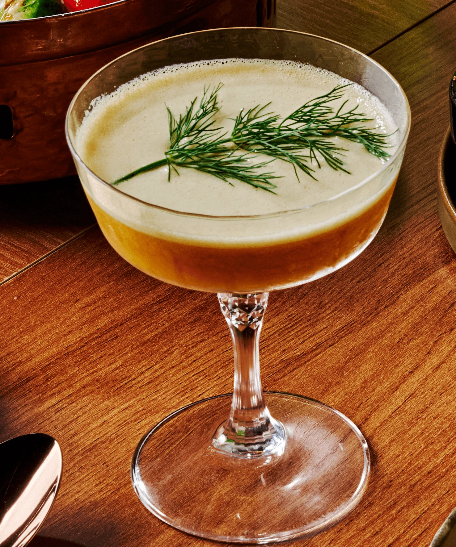 The Aamras Ritu cocktail from ikara atlantic station.
