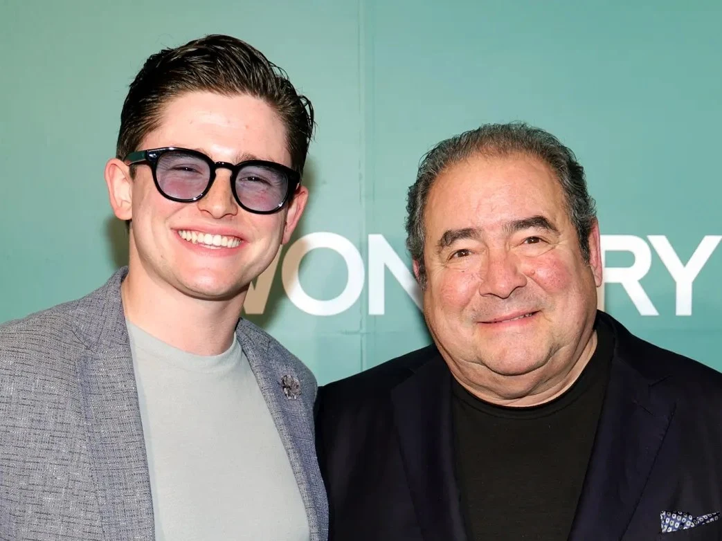 E.J. Lagasse and his father attend an event, highlighting the bond discussed in "Working With Dad.