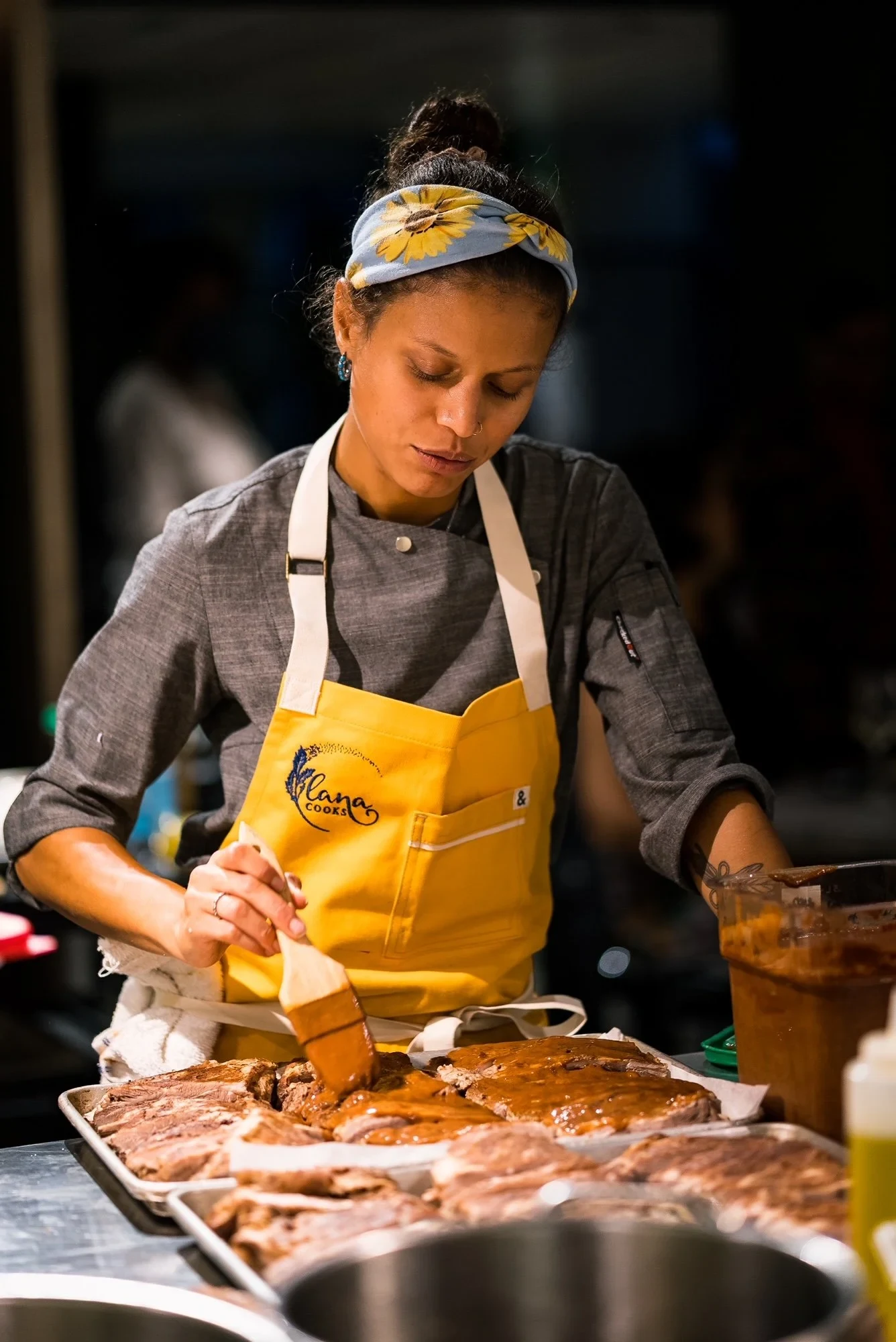 Chef at Creola restaurant Harlem: Lana Lagomarsini
