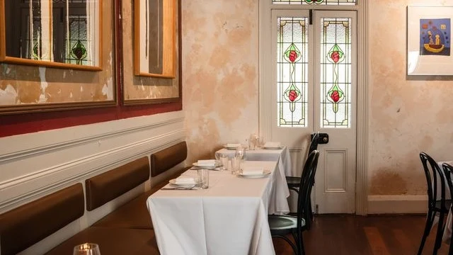 Bridget Raffal and Harry Hunter Open Claret Club Darlinghurst