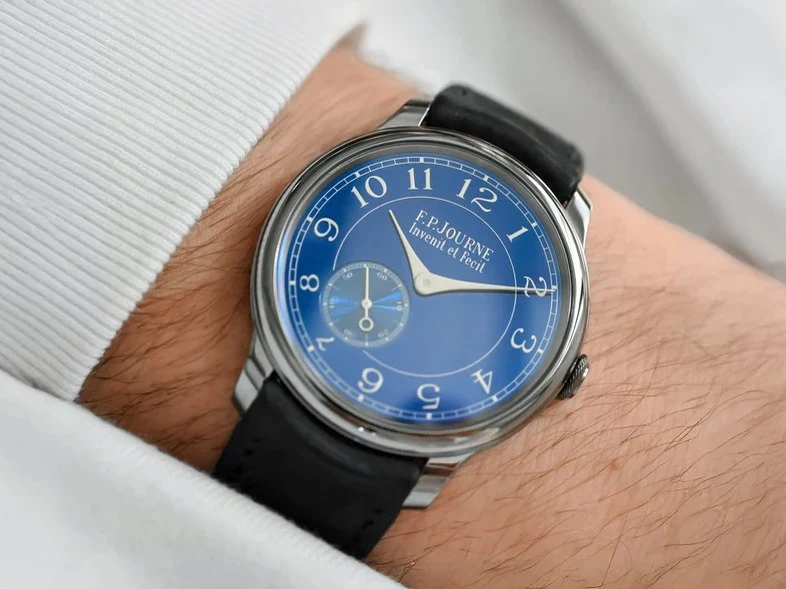 F.P. Journe Chronomètre Bleu: The ultimate allocation target for independent watchmaker waitlists.