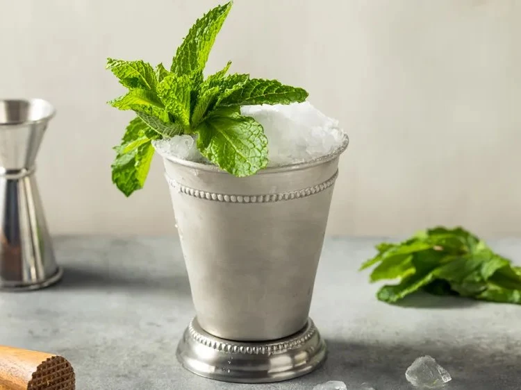 The House of Julep's reimagined Southern classic, featuring a mint julep with British spirits.
